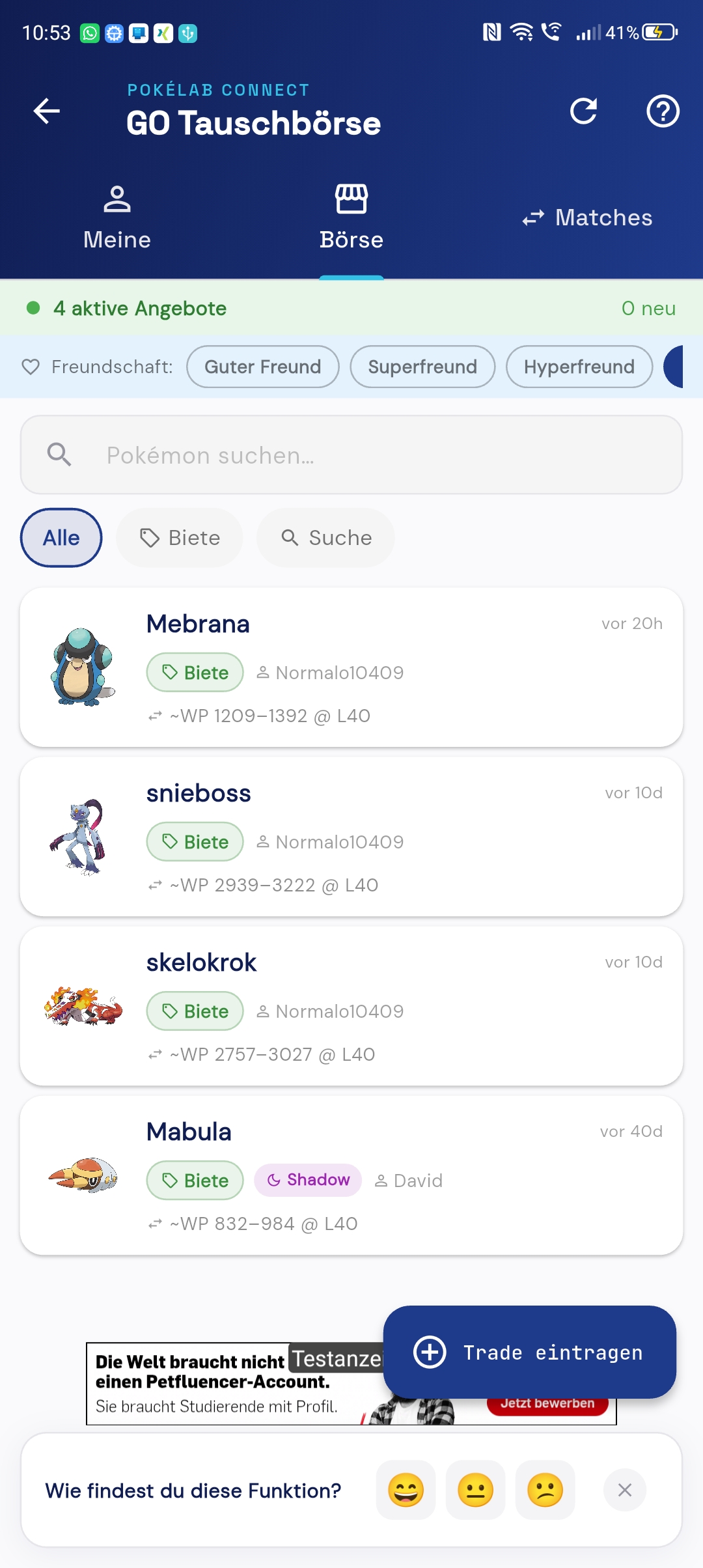 GO Tauschbörse